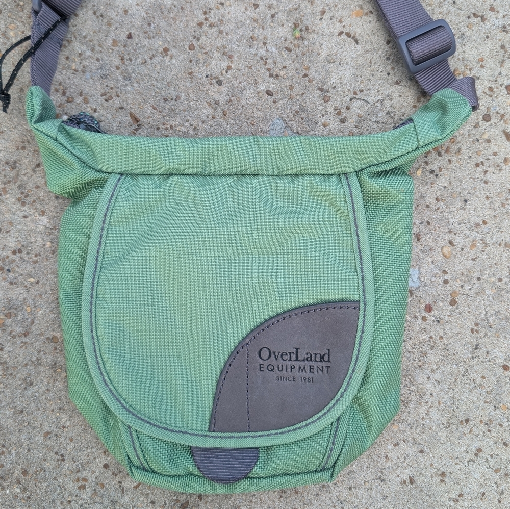 Overland Equipment Crossbody Bag, 8"x8"x3", Like New Condition